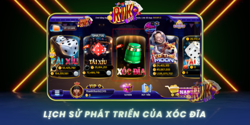 Lich Su Phat Trien Cua Xoc Dia